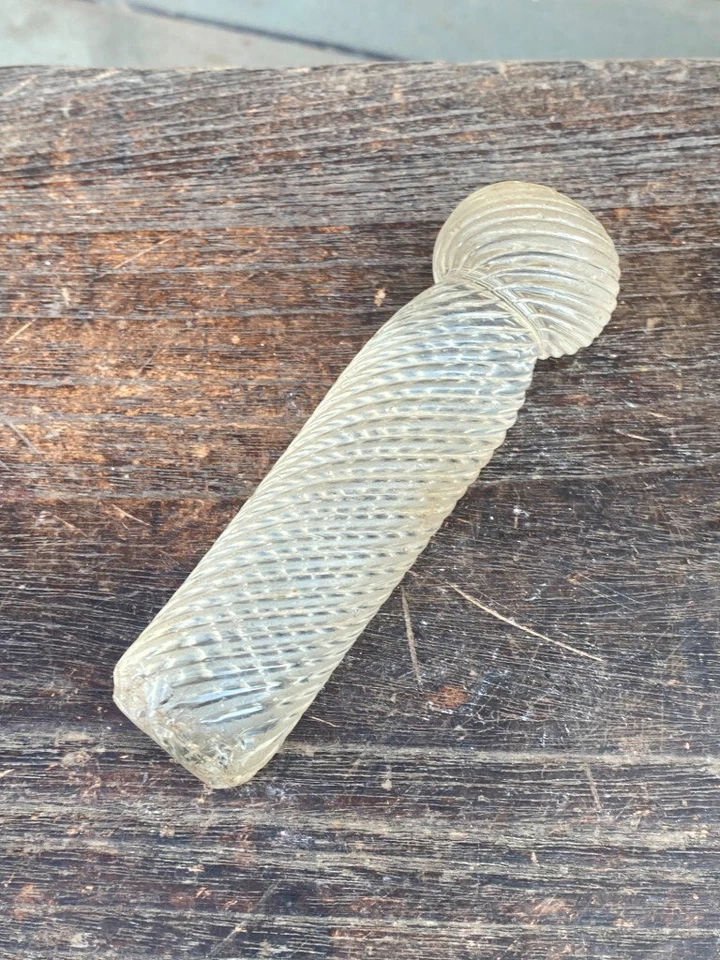 1700年代古董水晶玻璃把手棒 — 第 4/4 张图片