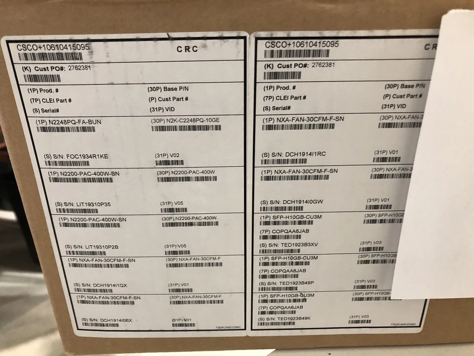 NOB Cisco Nexus N2K-C2248PQ-10GE Nexus 2000 Fabric Extender Rack Mount Kit incl - Image 4 of 4