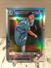 NON AUTO 2021 Bowman Chrome 1st Gunnar Hoglund Sky Blue Refractor Jays ROOKIE C2