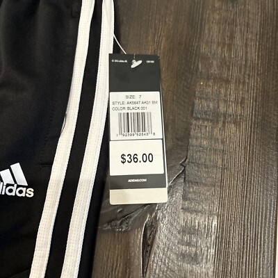 その他 Noir Adidas Ankle Zip Athletic Polyester Climacool Bottoms Youth Small