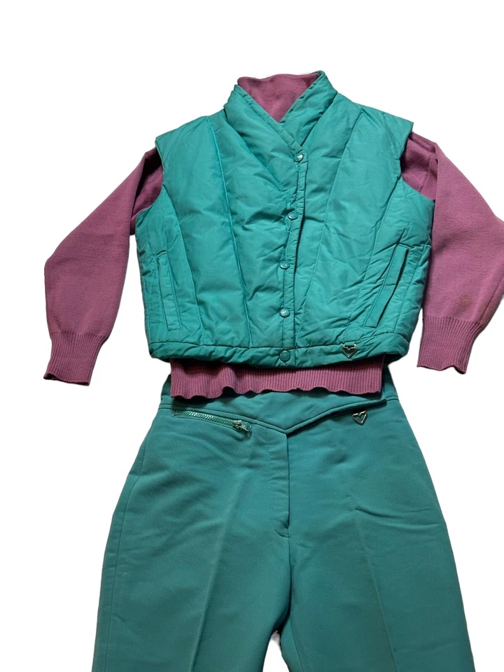 Traje de esquí Obermeyer para mujer - Chaleco, pantalones, suéter - Talla 10 Foto 2 de 4