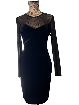 guess black dress long sleeve Guess Long-sleeve Maxi Dress