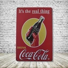 Coca Cola Vintage Style Tin Metal Bar Sign Poster Man Cave Collectible New