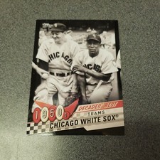 CHICAGO WHITE SOX 2020 TOPPS SERIES 2 DECADES BEST BLACK PARALLEL #262/299 DB-10