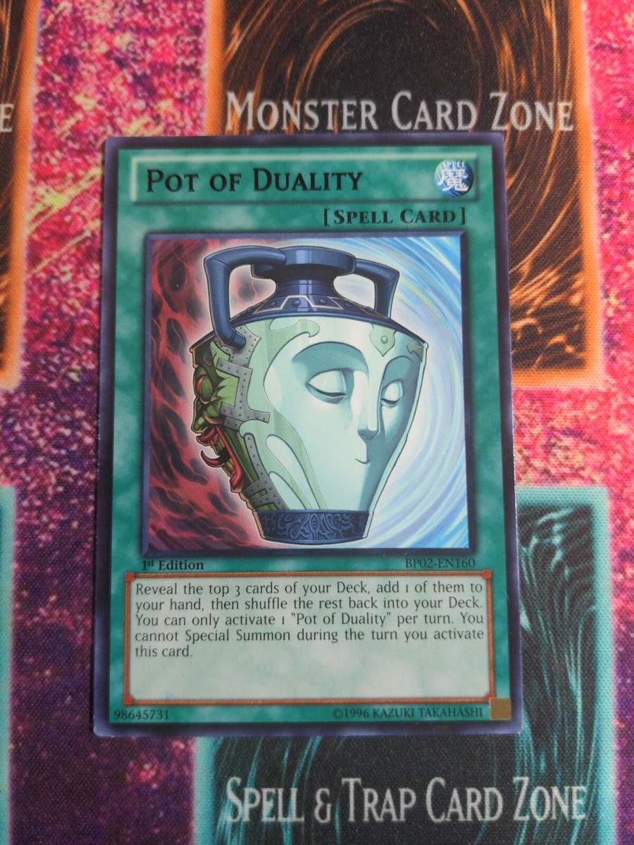 Yu-Gi-Oh! Pot of Duality BP02-EN160 1st Edition Rare NM | eBay Yu-Gi-Oh! Pot of Duality BP02-EN160 1st Edition Rare NM | eBay