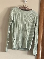 Women  s Light Green Sonoma Sweater