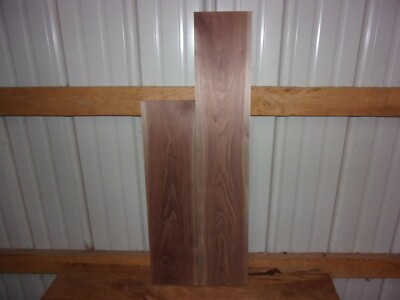 2 PC WALNUT LUMBER WOOD KILN DRIED BOARDS LOT 1061R END MATCHED 7/8'' THICK