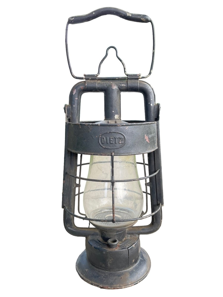 Dietz King Fire Dept ランタン デイツ キング ファイア Antique DIETZ King Fire Dept Lamp PAT AUG 1907 FITZALL, NEW YORK