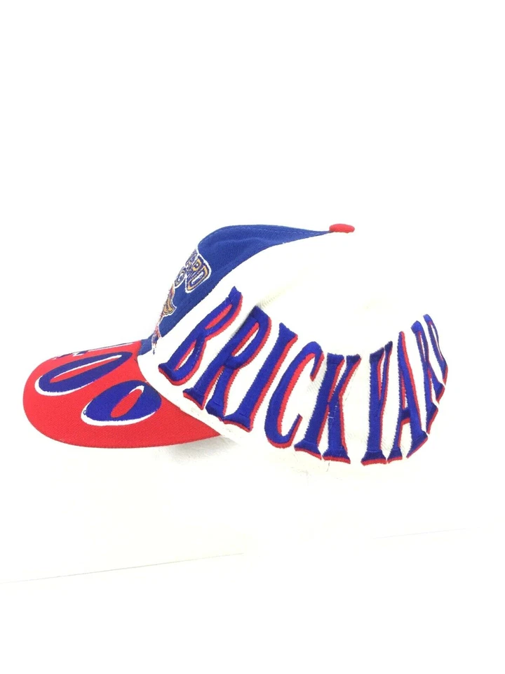 Vtg 90s Nascar Brickyard 400 Hat All Over Spell Out Logo Colorblock Snapback Cap - Image 2 of 4