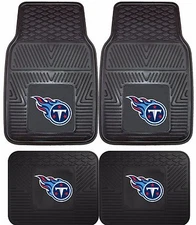Tennessee Titans Heavy Duty NFL Floor Mats 2 & 4 pc Sets for Cars Trucks & SUV's