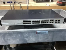 D-Link DGS-1210-28P 28-Port PoE Gigabit Web Smart Switch w/ 4 Gigabit SFP Ports