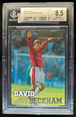 David Beckham RC 1996-97 Merlin’s Premier Gold #92