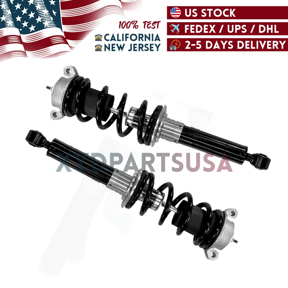 Pair Rear LH & RH Shock Absorber Assys For 2008-14 Ferrari California w/Magnetic