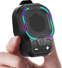Wearable Bluetooth Speaker, Magnetic Clip-On Portable Wireless Speaker, Hifi