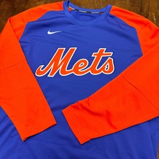 Nike New York Mets 3XL DriFit MLB Pregame Performance Pullover Sweatshirt