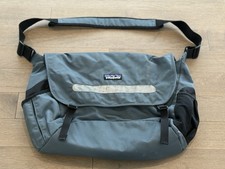 Borsa messenger vintage anni 90 PATAGONIA grande massa critica tela riflettente