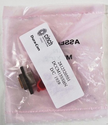 Cinch Dura-Con DCCM15SSBN 15-Socket Micro-D Solder Connector Cup