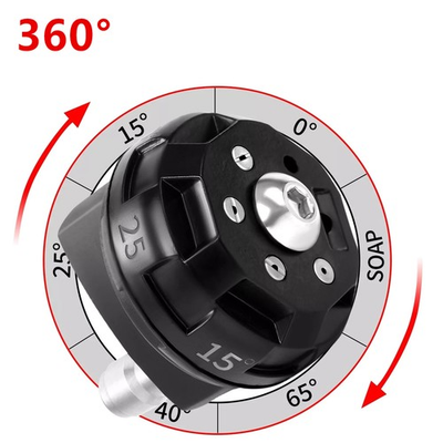 #ad #ad New Adjustable Pressure Washer Spray Nozzle 6 in 1 Quick Change over 1 4 inch $14.91
