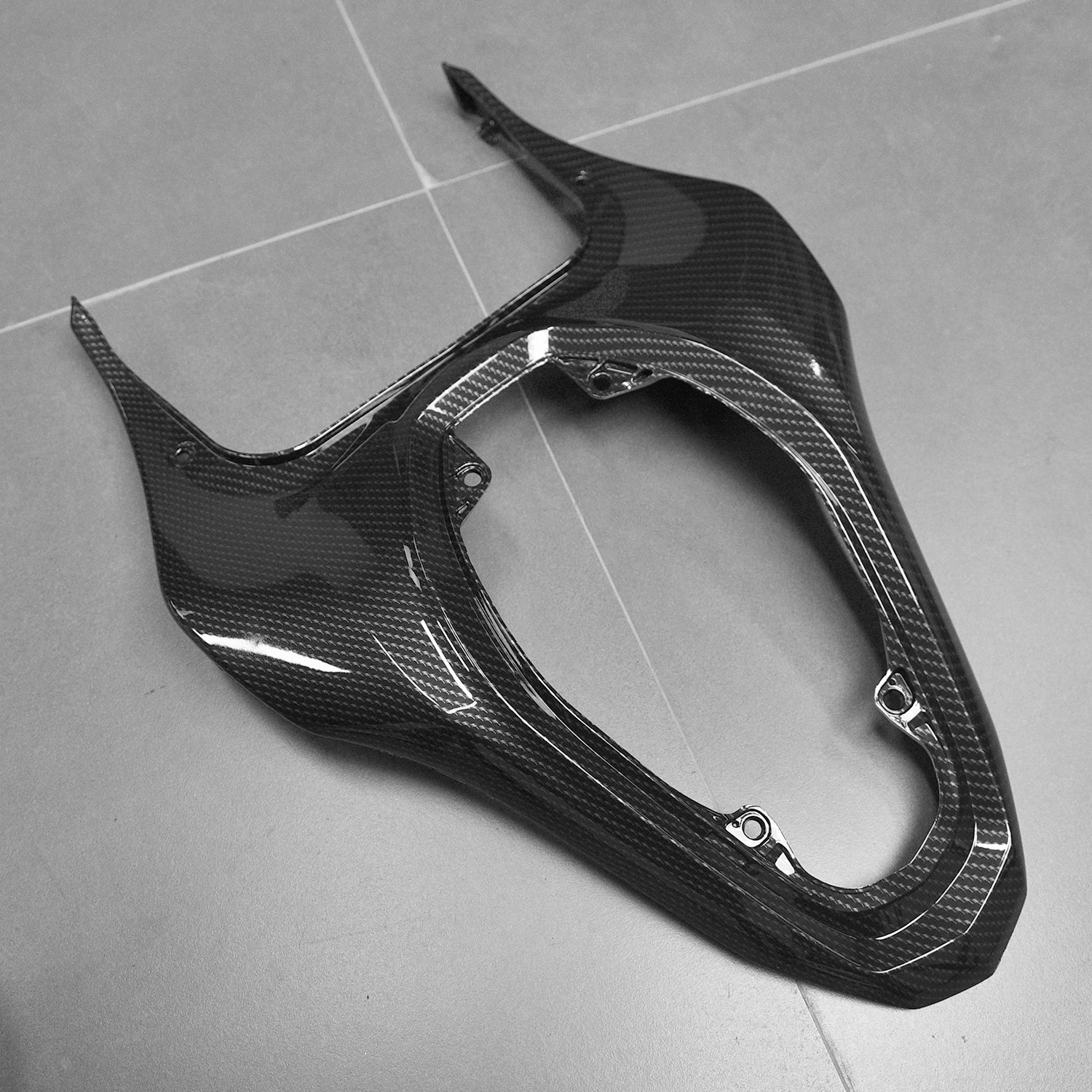 WOLFLINE Rear Tail Seat Cowl For Kawasaki Z900 2017-2024 Carbon Fiber Look ABS