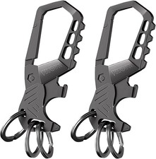 Heavy Duty Keychain, Car Key Keychains, Bottle Opener Carabiner, Stylish Family
