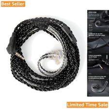 KZ ZS10 PRO 2M Braided IEM Cable with Mic - 4N OFC Sound Quality