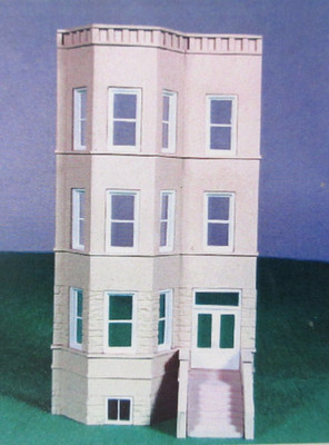 HO SCALE DEPOTS by JOHN 306 WINDY CITY SERIES 3 FLAT SMOOTH STONE