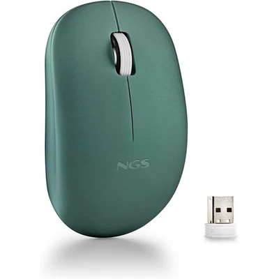 [FOGPROGREEN] NGS Souris Optique sans Fil 1000 DPI Connexion USB Boutons sile... - Photo 1/4