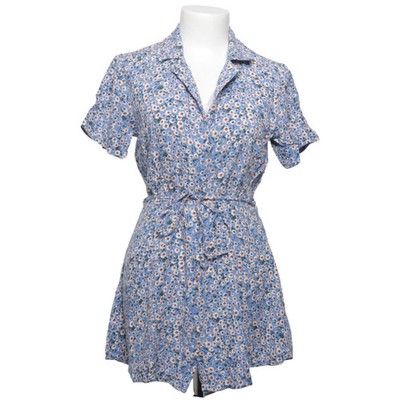 JDY, Kleid, Größe: 38, Blau/Mehrfarbig, Viskose, Blumen, Damen #JEd