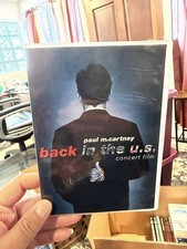 Paul McCartney Back In The U.S. Concert Film DVD 2002 Beatles Music Back In The