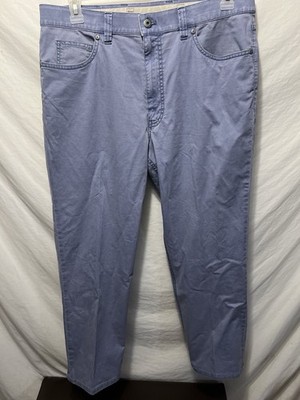 Hiltl Men s 5 Pocket Pants Blue 35x28 Ultimate Performance Trousers Cotton Blend