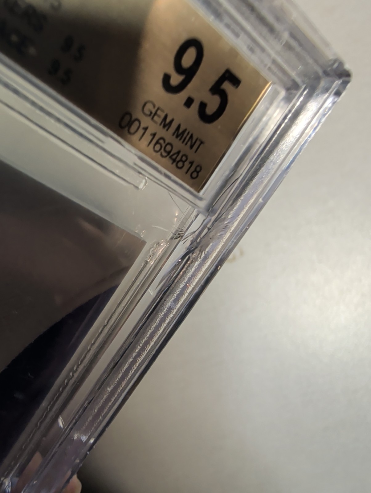 2016 Panini Flawless Ken Griffey Jr Sapphire Auto /5 BGS 9.5/10  SP view 4