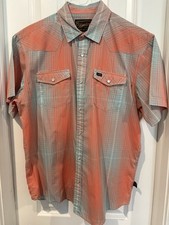 Howler Bros H Bar B Snap Shirt Pearl Mens L Excellent Gaucho