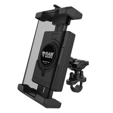 RAM Quick-Grip Pro XL Phone Mount with Handlebar U-Bolt Base and Short Arm