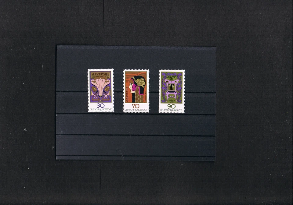 BRD - Mi. Nr. 923 - 925 " 75 Jahre Jugendstil " Postfrisch, LUXUS !!! - Bild 1 von 1