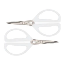 Joyce Chen Kitchen Scissors 2 Pack High Carbon Stainless Steel Precision Cutting