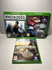 Xbox One 3 Game Bundle Watch Dogs The Crew Ghost Recon Wildlands Ubisoft