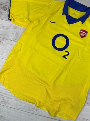 Nike Arsenal 2003 2004 Away Shirt Soccer Jersey Vintage Men Size