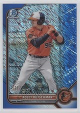 2022 Bowman Chrome Prospects Blue Shimmer Refractor 121/150 Adley Rutschman 0c6