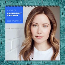 Hannah Emily Anderson 2026 Wall Calendar 12-Month Celebrity Photo Calendar