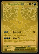 Mega Darkrai ex 120/084 Pitch Black Holo Mega Hyper Rare POKEMON