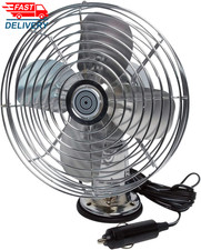 RP-1179 Car Fan, Heavy Duty, 12V, Metal, 7.5"  