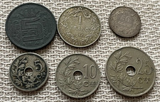 Silver 1 Franc 1912,   Silver  50 centimes 1912  +more