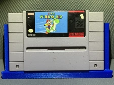 Super Mario World Nintendo SNES Authentic Game Cartridge Cleaned And Tested
