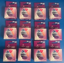  12 Durex Pleasure Pack Assorted 3ct. Condom Boxes Bulk Lot EXP: 01/2029