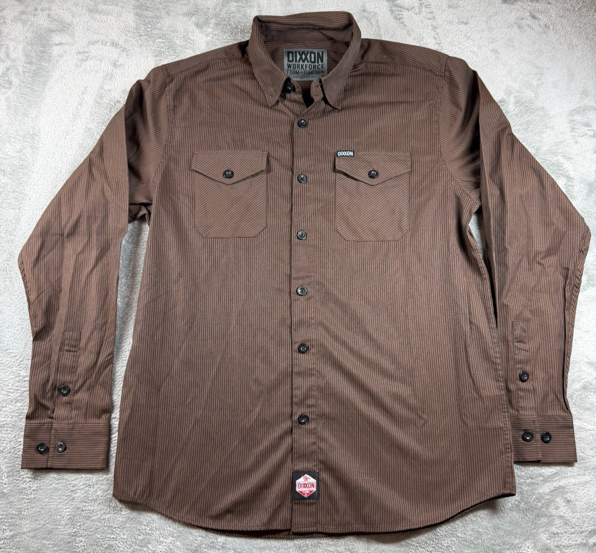 Dixxon Workforce Form Function Brown Stripe Work … - image 1