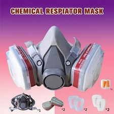 PRO 6200 Half Face Gas Mask Cover Painting Spraying Respirator Work Facepiece
