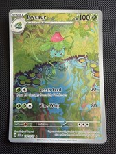 Carte Pokemon Ivysaur 167/165 Holo 151 Illustrazione Rara LP 
