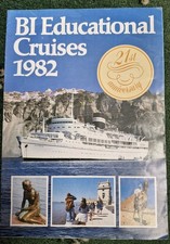 SS Uganda 1982 inaugural educational cruise , post Falklands return, memorabilia