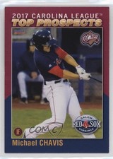 2017 Choice Carolina League Top Prospects Michael Chavis #19 0kz8