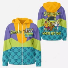 Scooby Doo  Friends Mystery Machine Where You Are Zip Hoodie 3D Printed Unisex